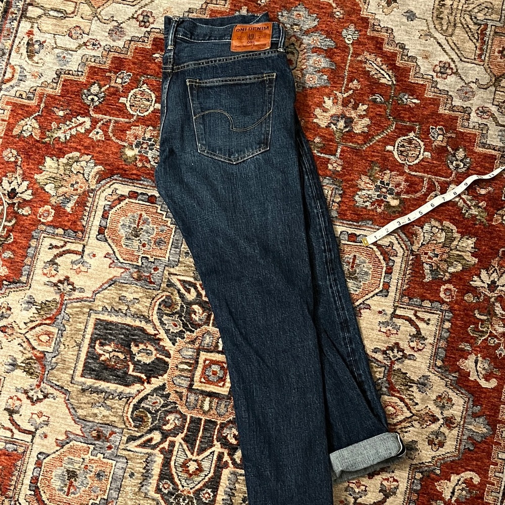 Men's Slim Jeans in Dark Blue